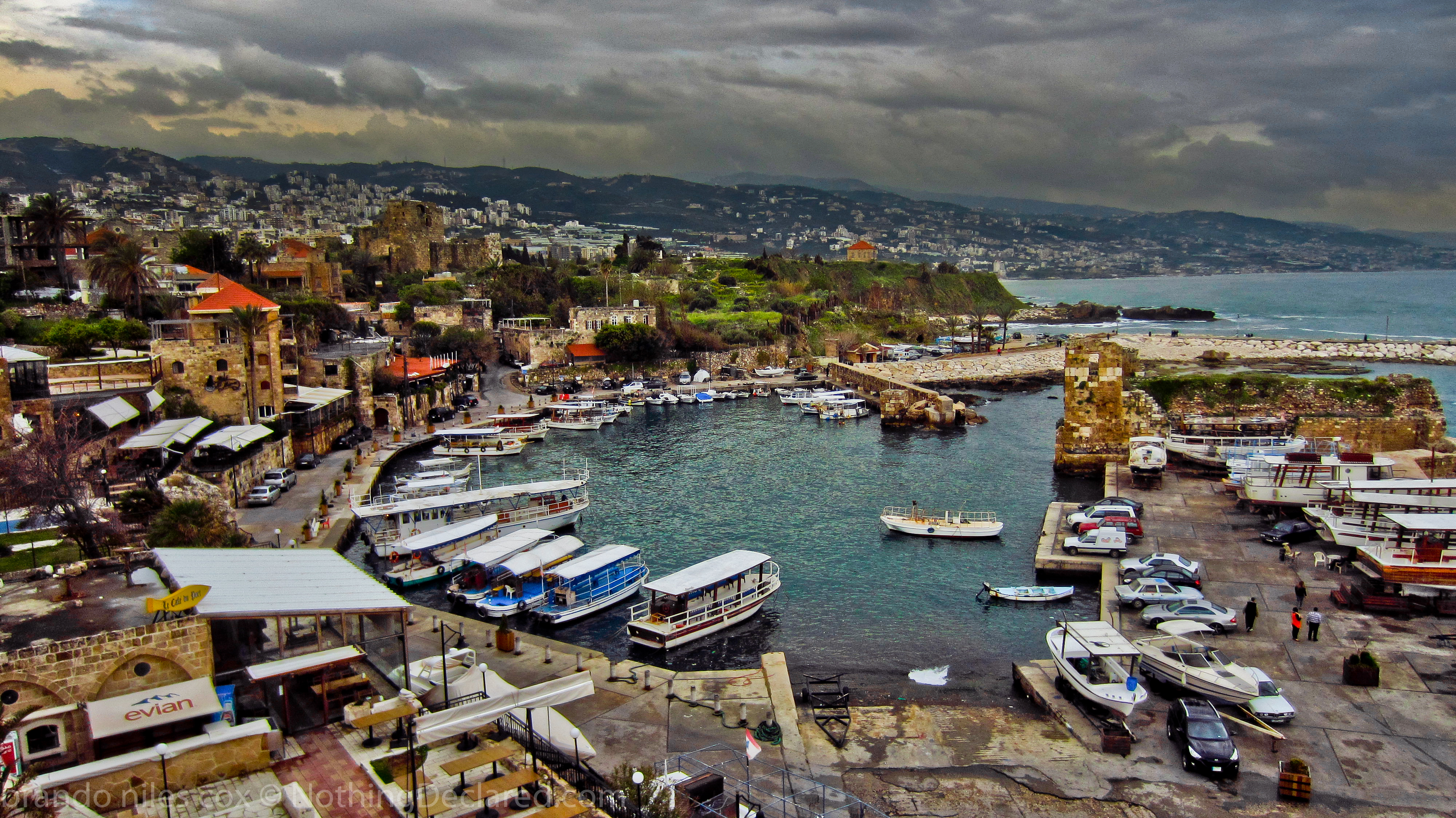 Old Port Panorama, Byblos, Lebanon
