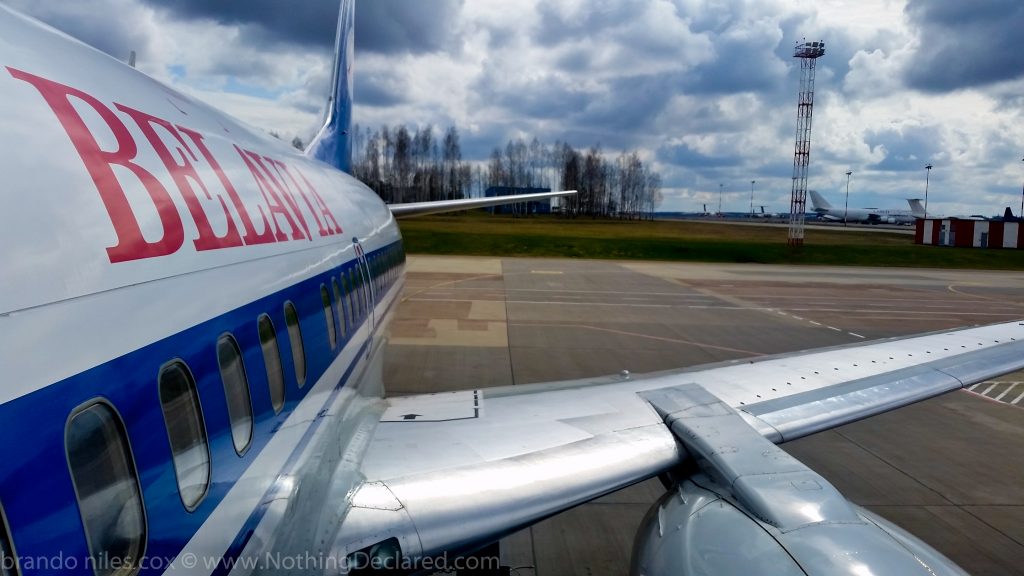 Belavia Airline, Minsk Airport -Brando Cox @ nothingdeclared.com