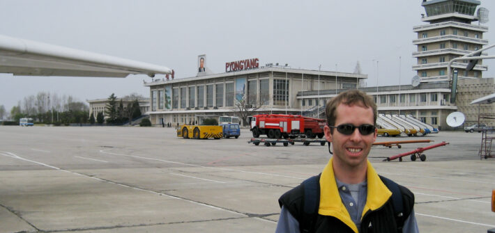 American Pyongyang airport