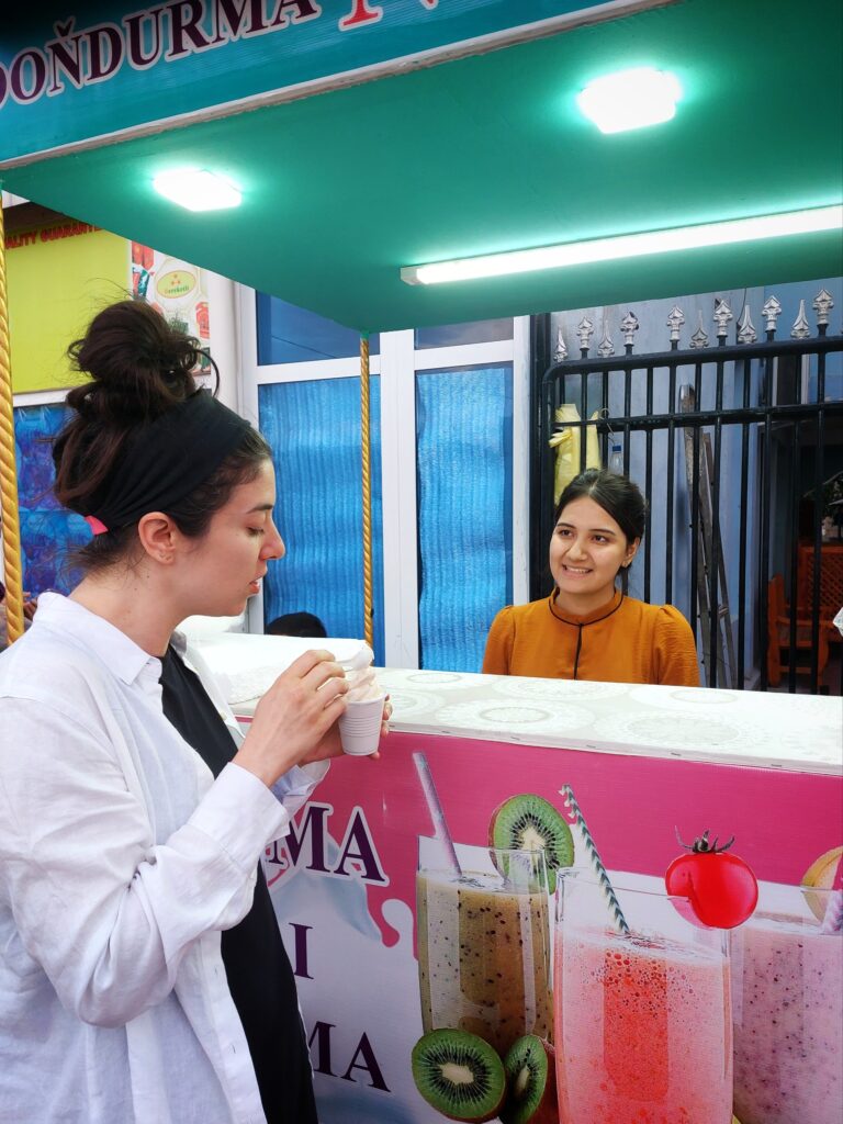 buying ice cream, Dashoguz, Turkmenistan