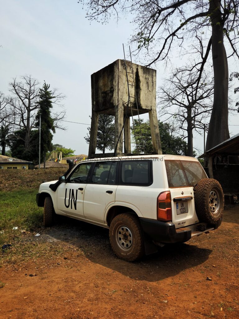 UN Vehicle @ Boali, Central African republic