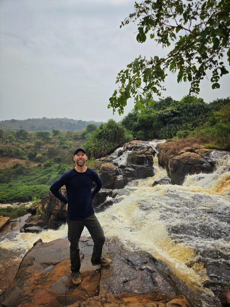 on top of Boali Waterfalls, Central African Republic