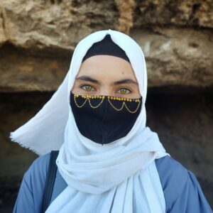 Woman In White Hijab
