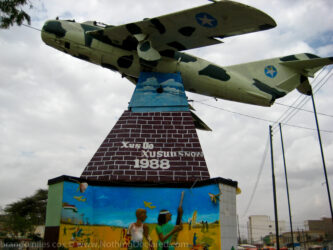 Airplane Monument Somaliland Independance Day