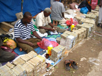 Money changers Hargeisa, Somalia (Somaliland)